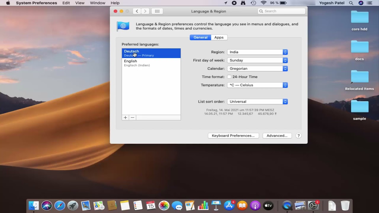 How to Change Language on Macbook