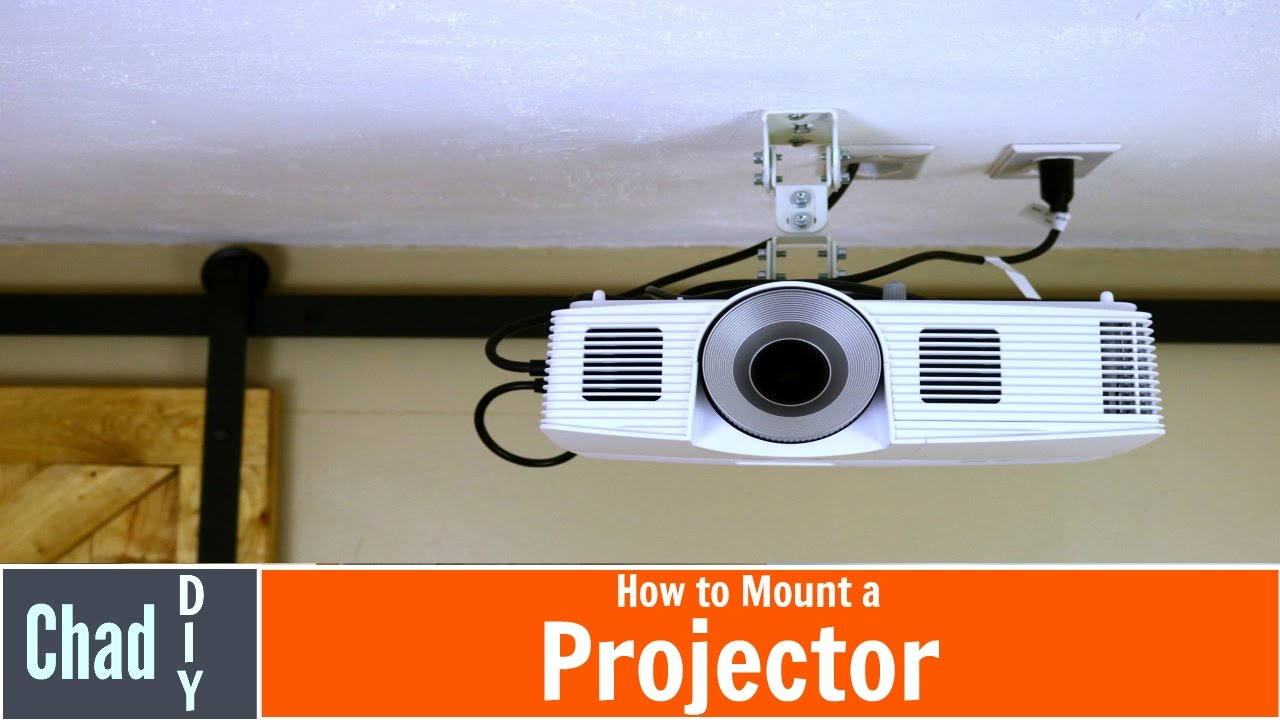 How to Mount Projector to Ceiling