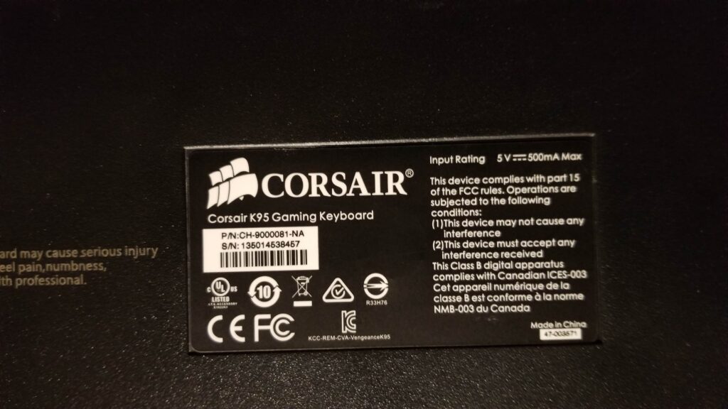 How to Reset Corsair Keyboard K95 AdvisorBIT