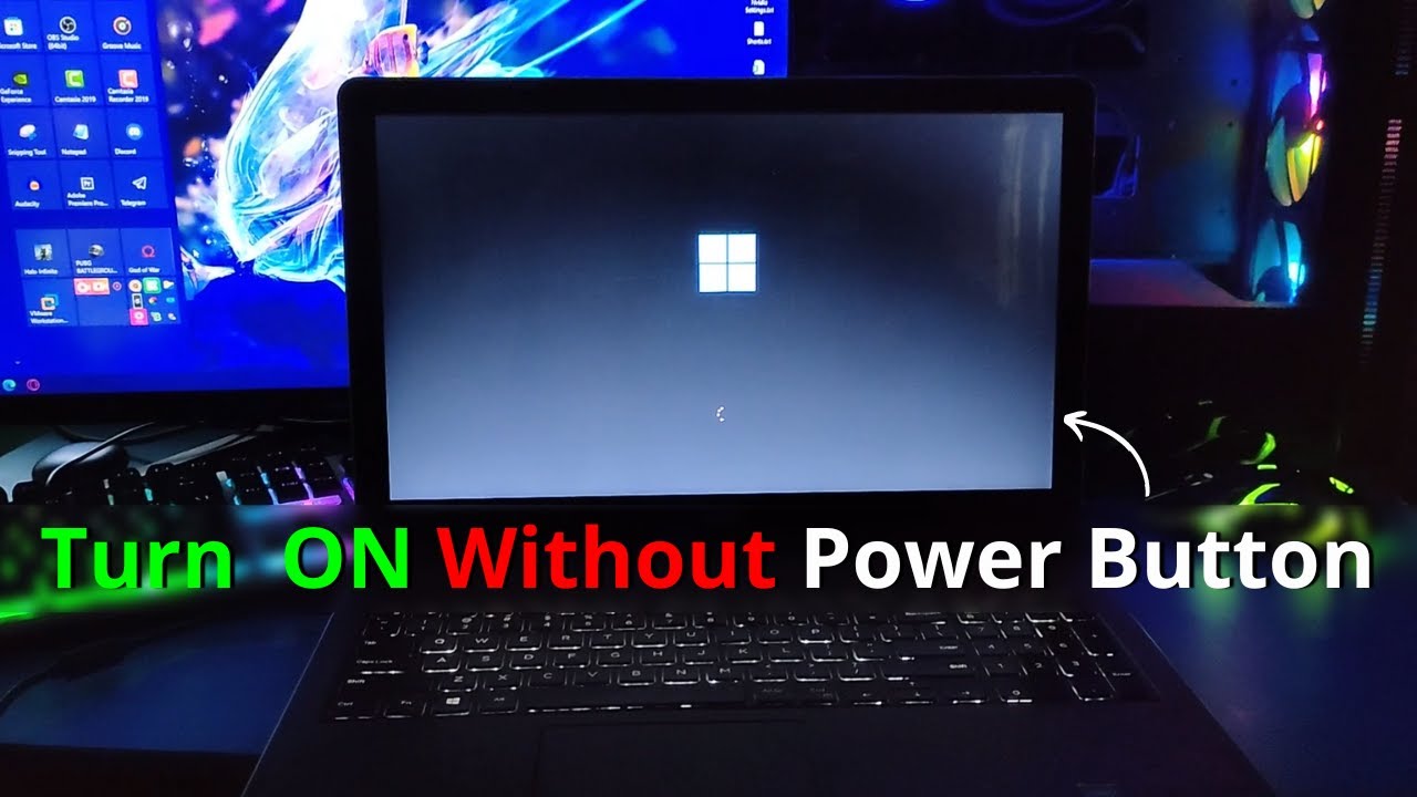 How to Turn on Laptop Without Power Button