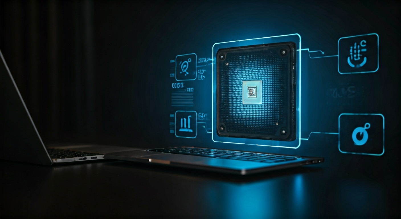 CPU undervolting concept illustration