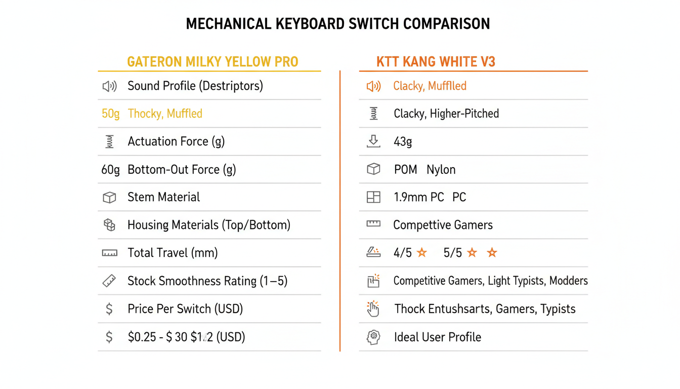 Infographic: Direct Comparison: Sound & Feel Showdown