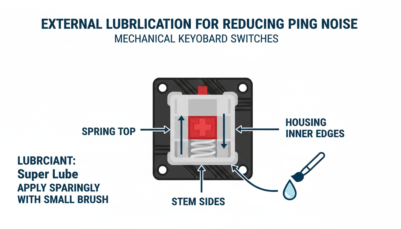 Infographic: Method 1: Targeted Lubrication for Springs and Stems (External Application)