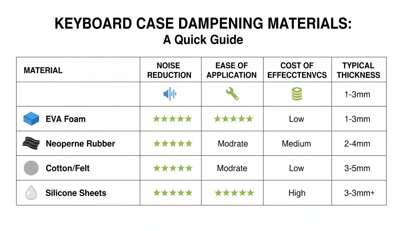 Infographic: Method 2: Dampening Case Resonance for a Solid Feel