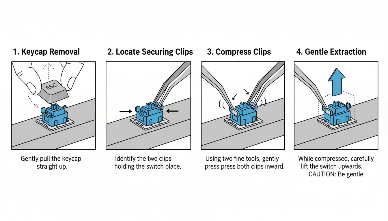 Infographic: The Primary Method: Tweezers or Small Screwdrivers Technique