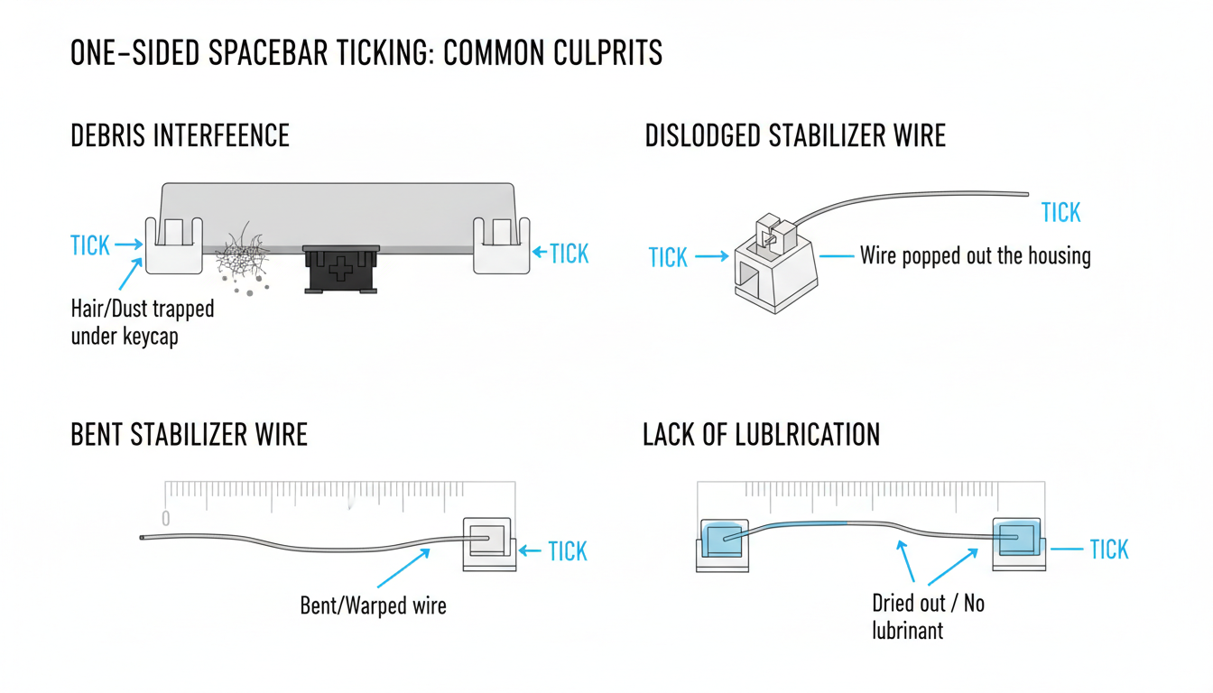 Infographic: The Usual Suspects: Common Causes of One-Sided Ticking