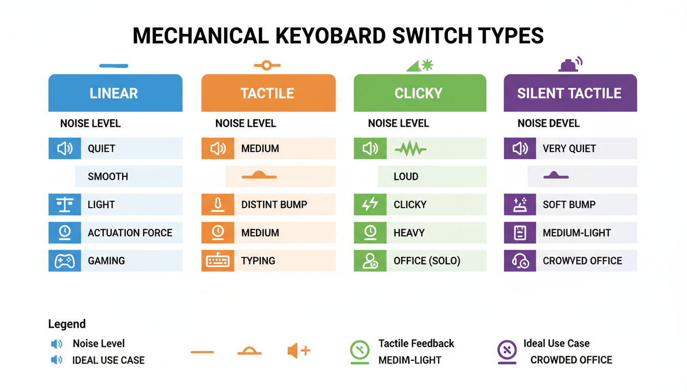 Infographic: Understanding Silent Tactile Switches: More Than Just Quiet
