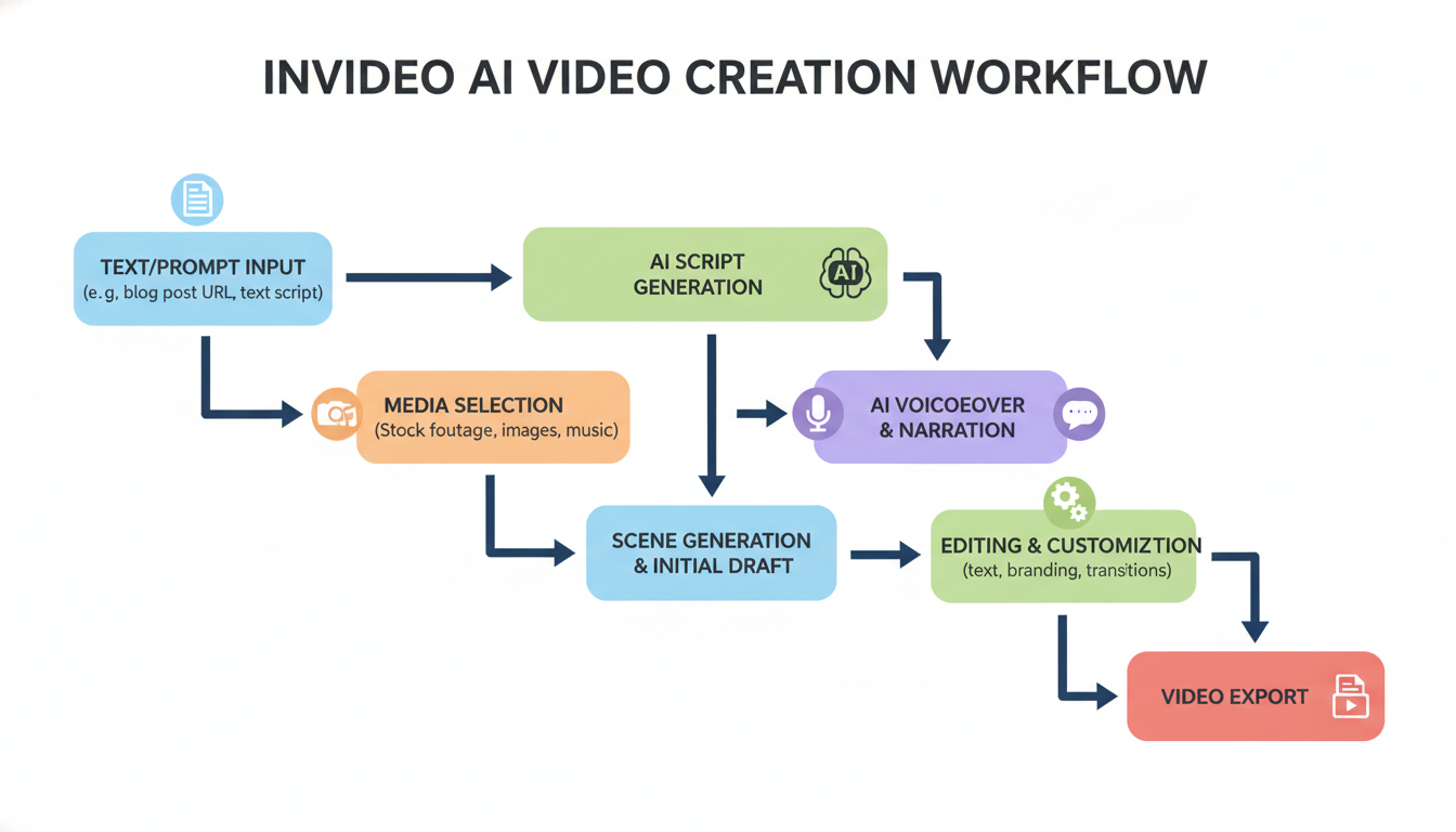 Infographic: Key Features of InVideo AI: Powering Your Video Creation